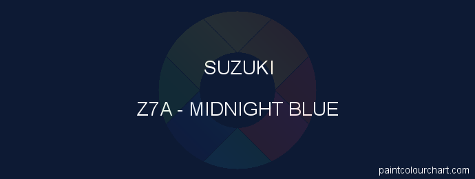 Suzuki paint Z7A Midnight Blue