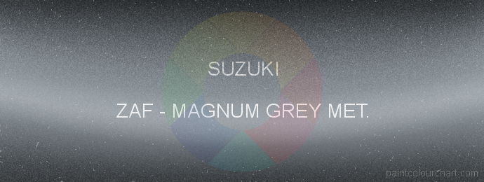 Suzuki paint ZAF Magnum Grey Met.