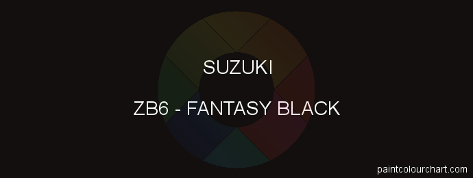Suzuki paint ZB6 Fantasy Black