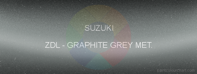 Suzuki paint ZDL Graphite Grey Met.