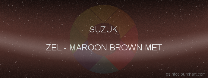 Suzuki paint ZEL Maroon Brown Met