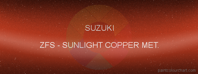 Suzuki paint ZFS Sunlight Copper Met.