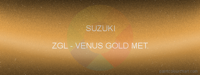 Suzuki paint ZGL Venus Gold Met.