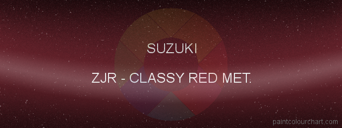 Suzuki paint ZJR Classy Red Met.