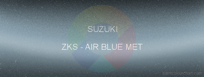Suzuki paint ZKS Air Blue Met