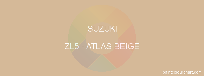 Suzuki paint ZL5 Atlas Beige