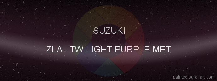 Suzuki paint ZLA Twilight Purple Met