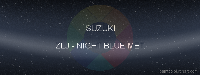 Suzuki paint ZLJ Night Blue Met.