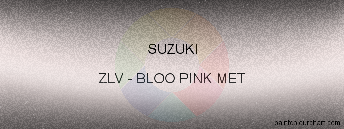 Suzuki paint ZLV Bloo Pink Met