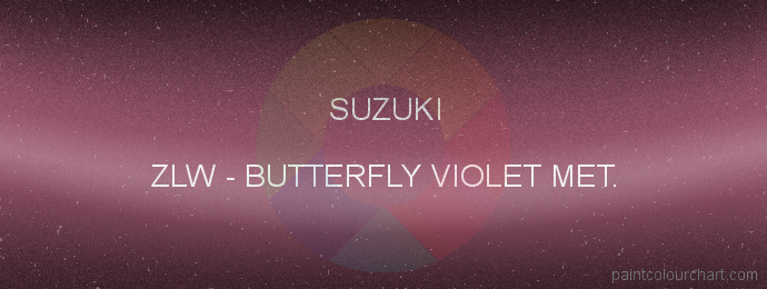 Suzuki paint ZLW Butterfly Violet Met.