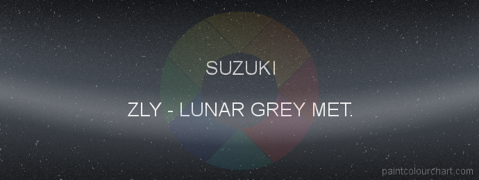 Suzuki paint ZLY Lunar Grey Met.