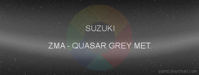 Suzuki paint ZMA Quasar Grey Met.