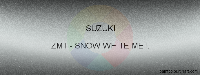 Suzuki paint ZMT Snow White Met.
