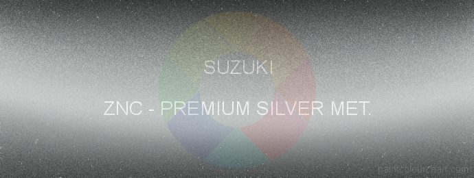 Suzuki paint ZNC Premium Silver Met.