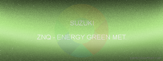 Suzuki paint ZNQ Energy Green Met.