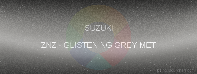 Suzuki paint ZNZ Glistening Grey Met.