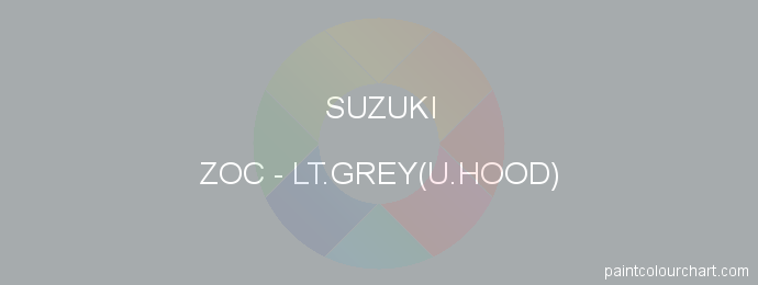 Suzuki paint ZOC Lt.grey(u.hood)