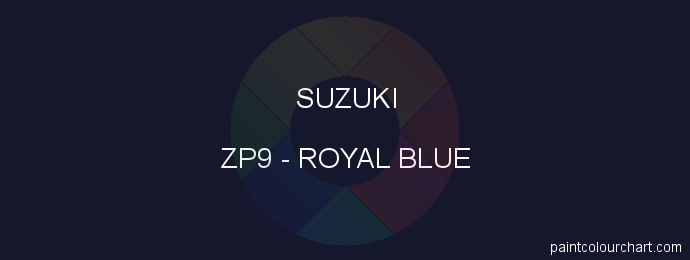 Suzuki paint ZP9 Royal Blue