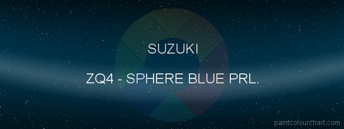 Suzuki paint ZQ4 Sphere Blue Prl.