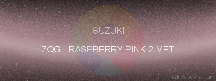 Suzuki paint ZQG Raspberry Pink 2 Met.