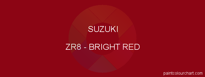 Suzuki paint ZR8 Bright Red