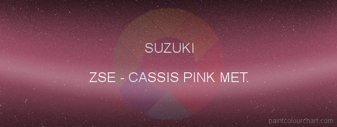 Suzuki paint ZSE Cassis Pink Met.