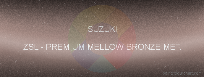 Suzuki paint ZSL Premium Mellow Bronze Met.