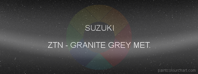 Suzuki paint ZTN Granite Grey Met.