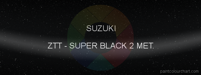 Suzuki paint ZTT Super Black 2 Met.