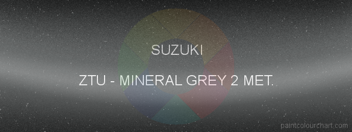 Suzuki paint ZTU Mineral Grey 2 Met.