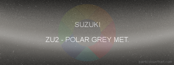 Suzuki paint ZU2 Polar Grey Met.