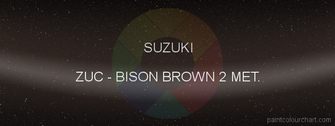 Suzuki paint ZUC Bison Brown 2 Met.