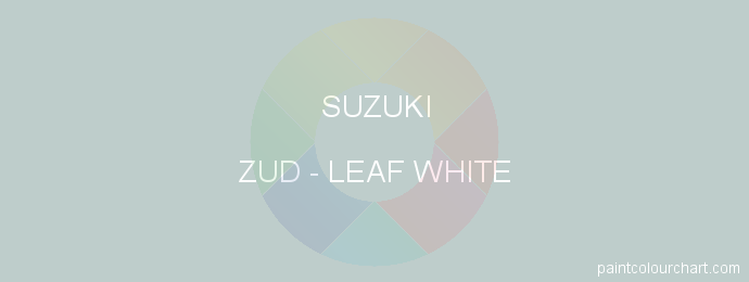Suzuki paint ZUD Leaf White