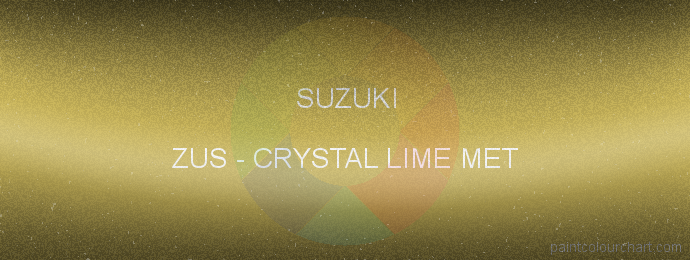 Suzuki paint ZUS Crystal Lime Met