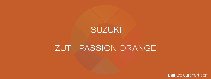 Suzuki paint ZUT Passion Orange