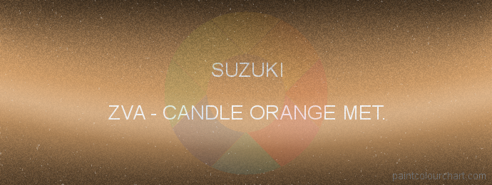 Suzuki paint ZVA Candle Orange Met.