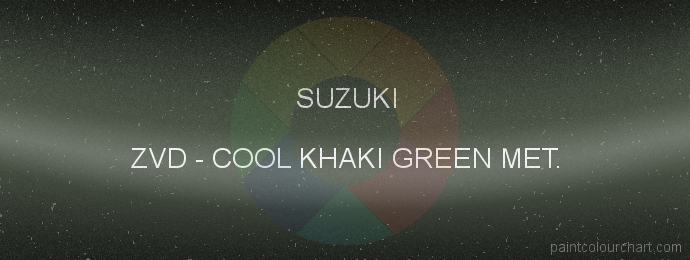 Suzuki paint ZVD Cool Khaki Green Met.
