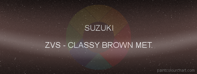 Suzuki paint ZVS Classy Brown Met.