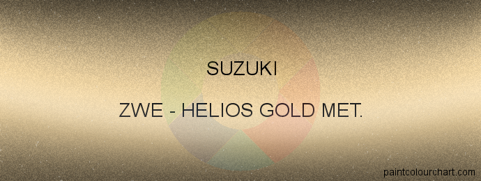 Suzuki paint ZWE Helios Gold Met.