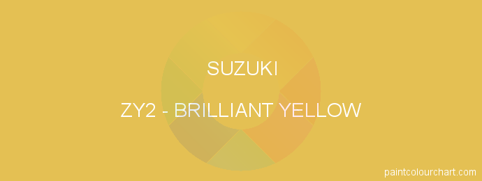 Suzuki paint ZY2 Brilliant Yellow
