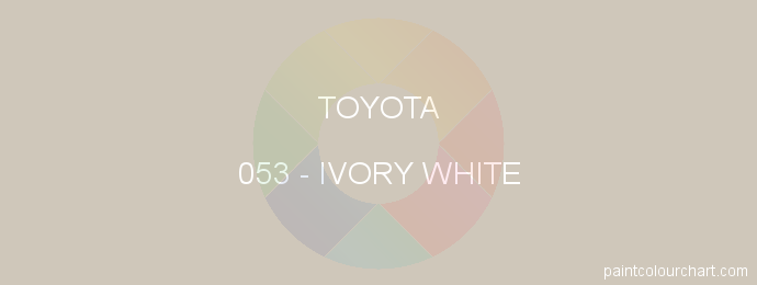 Toyota paint 053 Ivory White