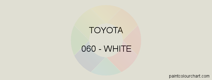 Toyota paint 060 White