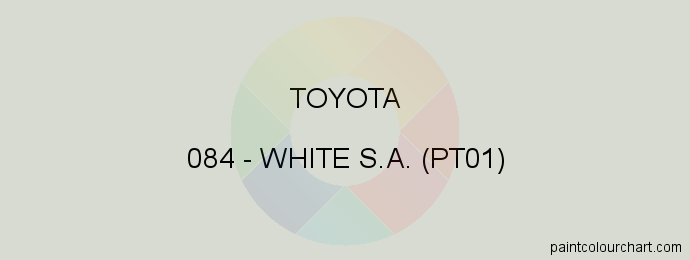 Toyota paint 084 White S.a. (pt01)