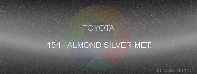 Toyota paint 154 Almond Silver Met.