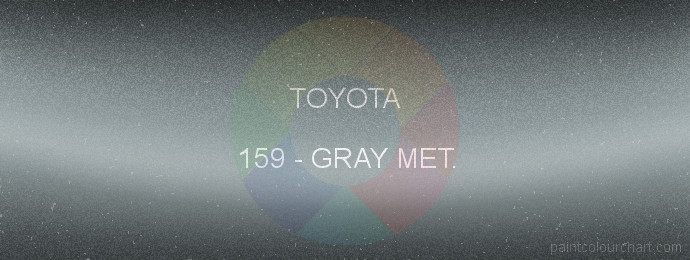Toyota paint 159 Gray Met.