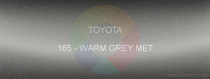 Toyota paint 165 Warm Grey Met.
