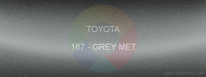 Toyota paint 167 Grey Met.