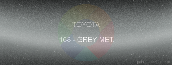 Toyota paint 168 Grey Met.