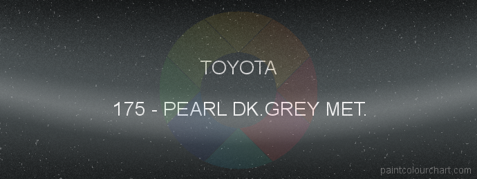 Toyota paint 175 Pearl Dk.grey Met.