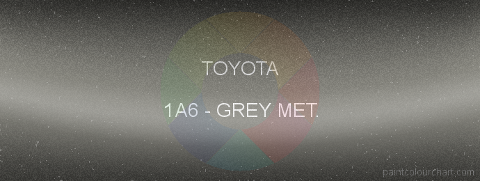 Toyota paint 1A6 Grey Met.